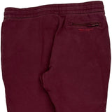 Armani Exchange Joggers - Large Burgundy Cotton Blend