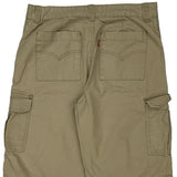 Levis Cargo Shorts - 32W 12L Beige Cotton