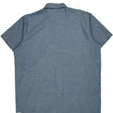 Dickies Short Sleeve Shirt - 2XL Blue Cotton