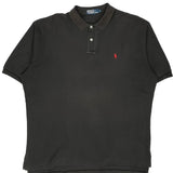 Polo By Ralph Lauren Polo Shirt - Large Black Cotton