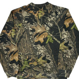 Mossy Oak Camo Long Sleeve T-Shirt - Medium Camo Cotton Blend