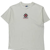 Hanes Graphic T-Shirt - Large White Cotton