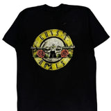 Guns N Roses Band T-Shirt - Large Black Cotton Blend