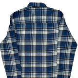 Lee Checked Flannel Shirt - Medium Blue Cotton