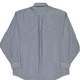 Tommy Hilfiger Striped Shirt - Large Blue Cotton