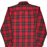 Carhartt Checked Flannel Shirt - XL Green Cotton