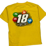Kyle Busch Nascar T-Shirt - Small Yellow Cotton