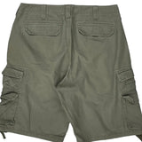 Lee Cargo Shorts - 34W 11L Grey Cotton