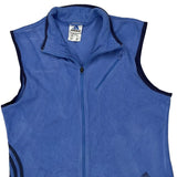 Adidas Fleece Vest - Large Blue Polyester