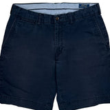 Polo By Ralph Lauren Chino Shorts - 33W 9L Navy Cotton