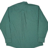 Wrangler Checked Shirt - XL Green Cotton