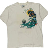 Mother Mother Ocean Caribbean Surf Single Stitch T-Shirt - XL Cream Cotton