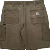 Carhartt Cargo Carpenter Shorts - 36W 10L Brown Cotton