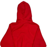 Reverse Weave Champion Hoodie - Small Red Cotton