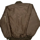 Workwear Unbranded Bomber Jacket - Large Brown Polyester