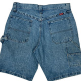 Dickies Denim Shorts - 32W 9L Blue Denim