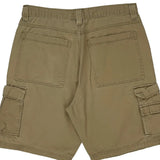 Wrangler Cargo Shorts - 34W 11L Khaki Cotton