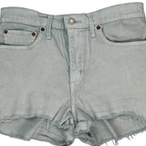 Levis Denim Shorts - 30W UK 10 Light Wash Cotton
