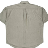 Tommy Hilfiger Short Sleeve Shirt - Large Beige Linen Blend