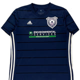 Adidas Football Shirt - Large Navy Polyester