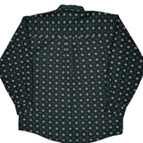 Natural Issue Polka Dot Patterned Shirt - Medium Green Cotton