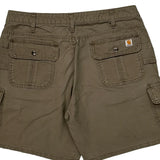 Carhartt Cargo Shorts - 32W 8L Brown Cotton