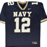 Nike Jersey - Large Navy Polyester