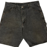 Wrangler Carpenter Shorts - 33W 10L Grey Cotton