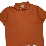 Lacoste Polo Shirt - 2XL Orange Cotton