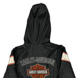 Age 6 Harley Davidson Windbreaker - Small Black Nylon
