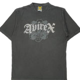 Skull Avirex Studded T-Shirt - 2XL Black Cotton