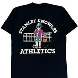 Stanley Knowles Athletics Screen Stars Single Stitch T-Shirt - Large Black Cotton Blend