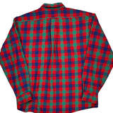 Salty Dog Washed Gant Checked Flannel Shirt - Large Multicoloured Cotton