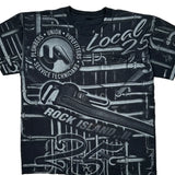 Local 25 Graphic T-Shirt - Large Black Cotton