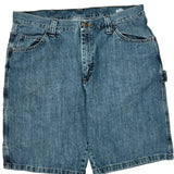 Wrangler Carpenter Shorts - 36W 10L Blue Cotton