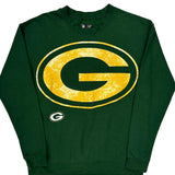 Green Bay Packers Nfl Sweatshirt - Medium Green Cotton Blend