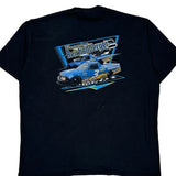 Racing Port & Company Graphic T-Shirt - 2XL Black Cotton