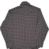 Wrangler Checked Flannel Shirt - Large Multicoloured Cotton