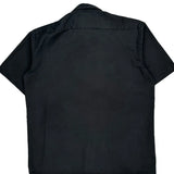Dickies Short Sleeve Shirt - Large Black Polyester Blend