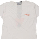 Enrico Coveri Graphic T-Shirt - XL White Cotton