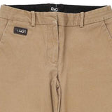Dolce & Gabbana Trousers - 30W UK 10 Beige Cotton