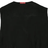 Junior Age 14 Laura Biagiotti Checked Waistcoat - Large Grey Wool Blend