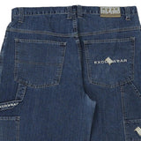 Exco-Wear Carpenter Jeans - 36W 31L Dark Wash Cotton