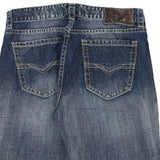 Rock3Roll Jeans - 35W 29L Blue Cotton