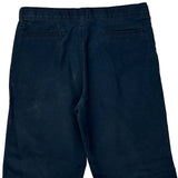 Dickies Chino Shorts - 32W 11L Black Cotton Blend