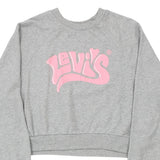 Age 10 Levis Spellout Sweatshirt - XS Grey Cotton