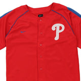 Age 11-12 Philadelphia Phillies Nike MLB Jersey - Medium Red Polyester