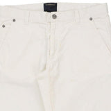 Cavalli Class Jeans - 34W UK 12 White Cotton