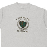 Single Stitch Ensenada Mexico Unbranded Graphic T-Shirt - XL Grey Cotton