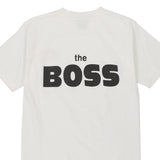 Vintage white Single Stitch The Boss. Bristol T-Shirt - mens medium